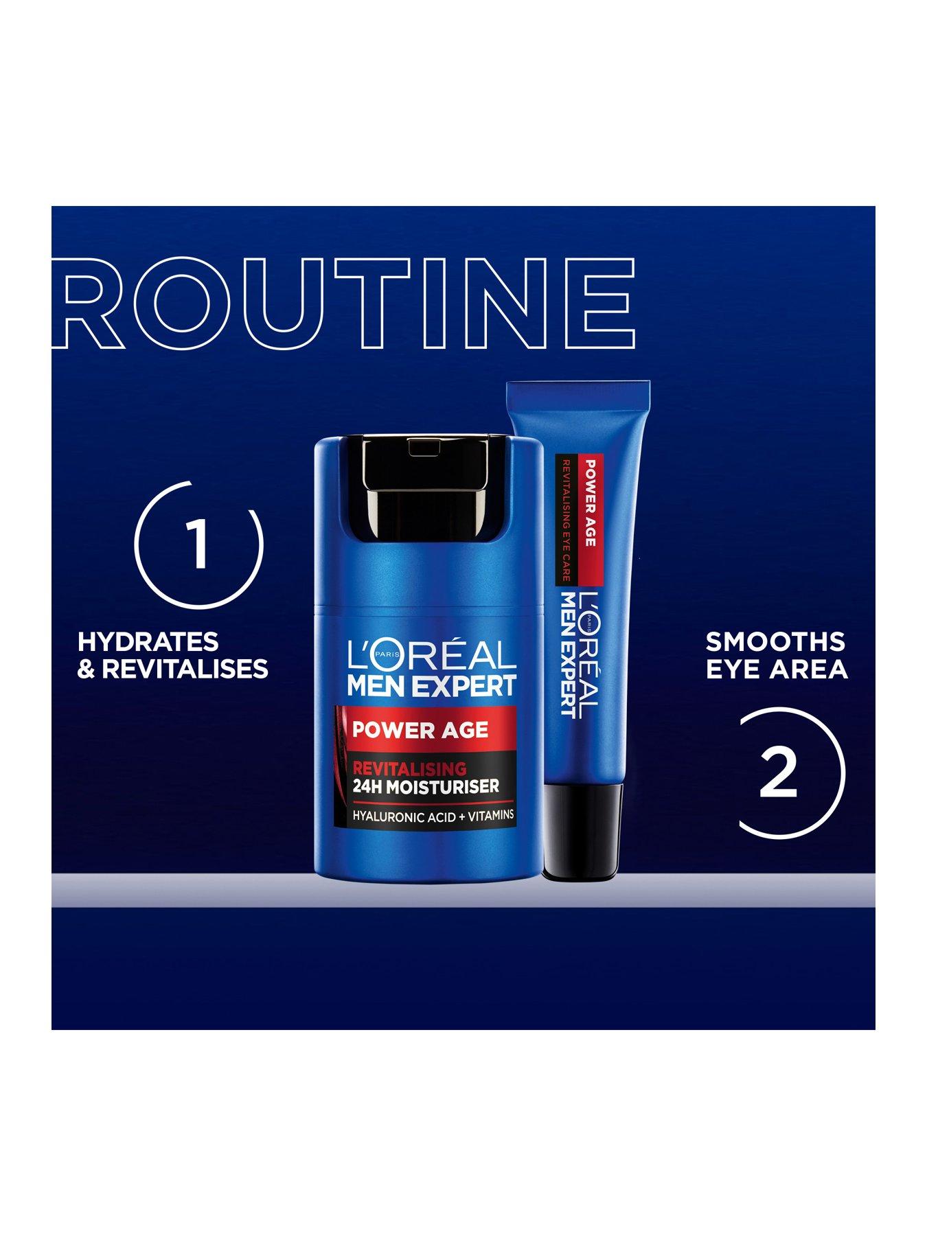  image of loreal-paris-men-expert-men-expert-power-age-moisturiser-withnbsphyaluronic-acid-50ml