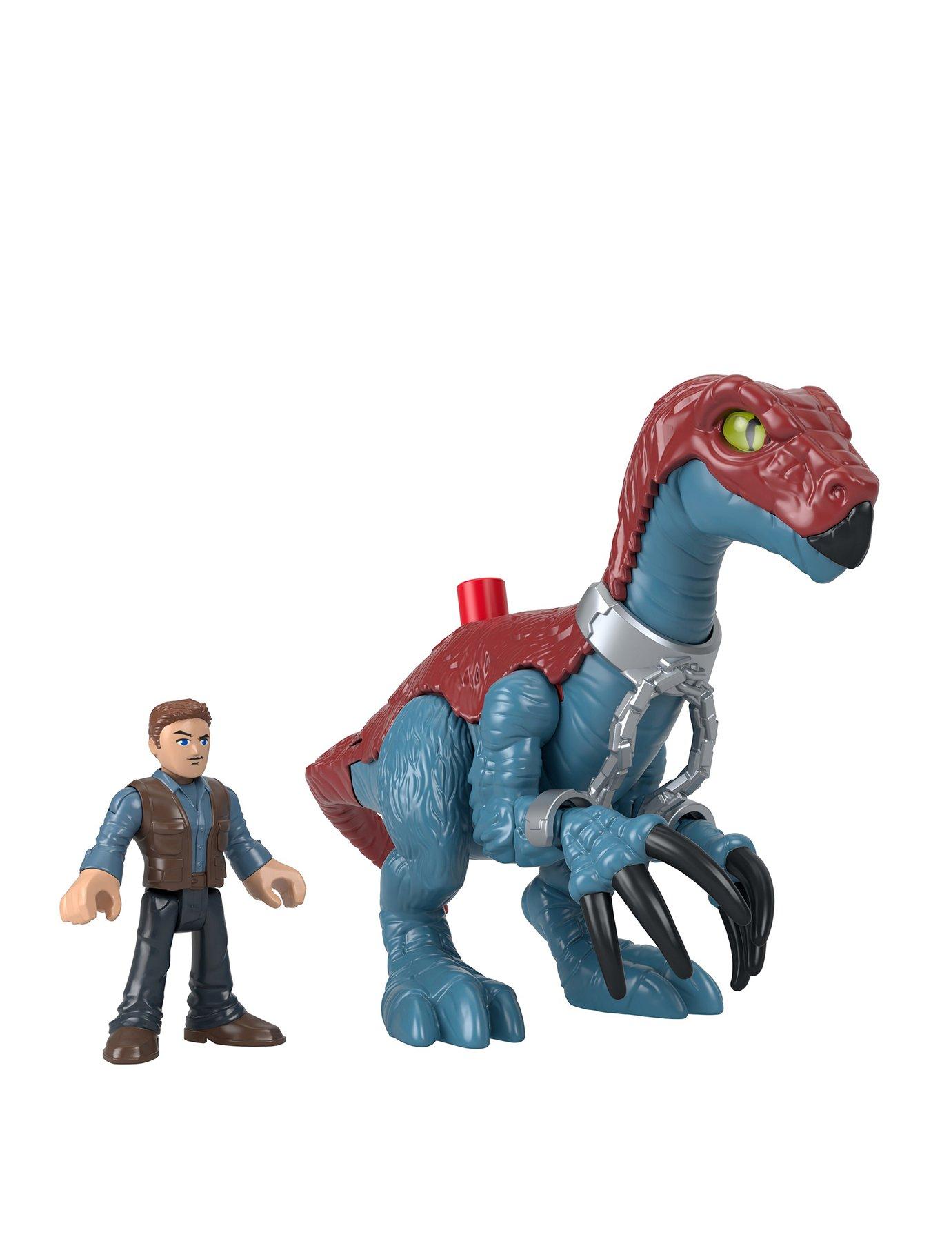 Imaginext Jurassic World Therizinosaurus & Owen Figures | littlewoods.com