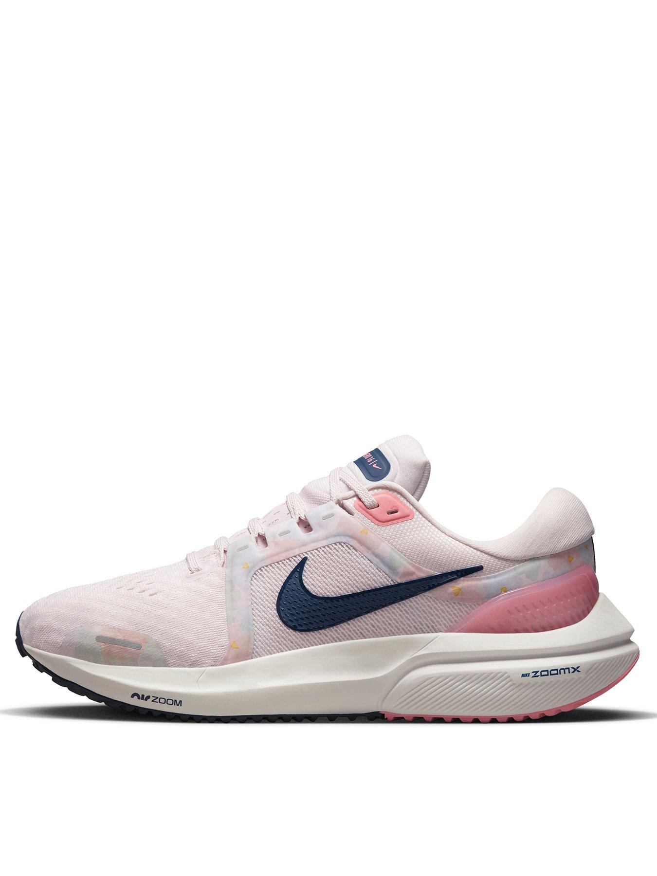 Nike Women s Air Zoom Vomero 16 Premium Trainers PINK NAVY littlewoods