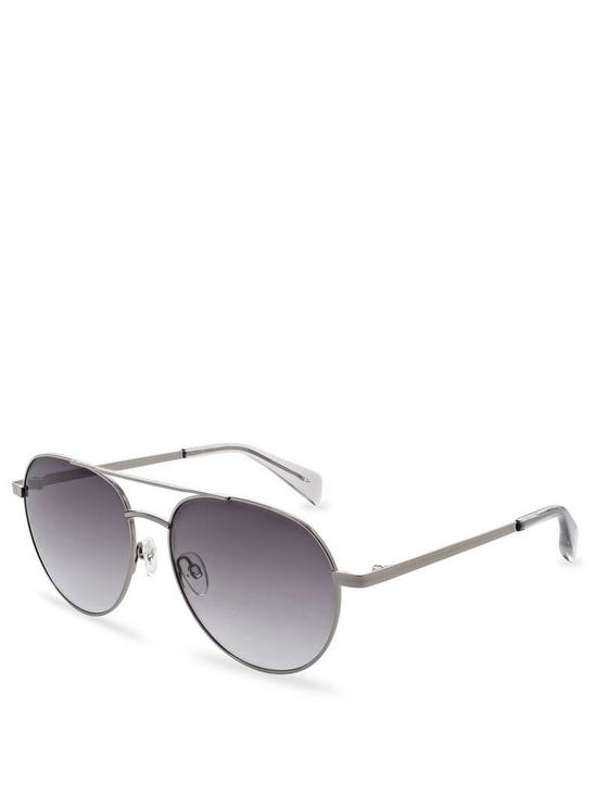 front image of ted-baker-round-metal-frame-sunglasses