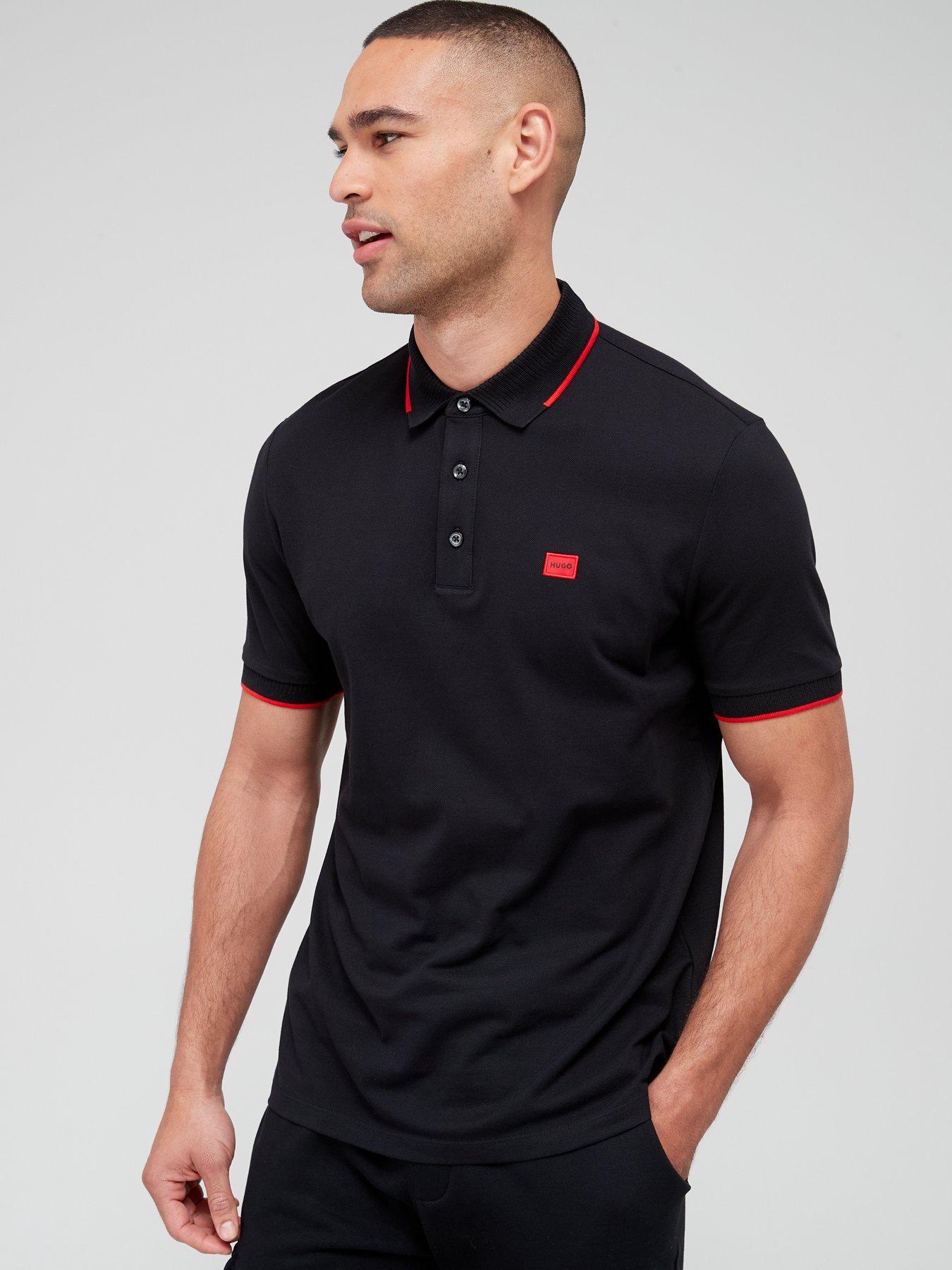 hugo-deresino232-slim-fit-polo-shirt-black