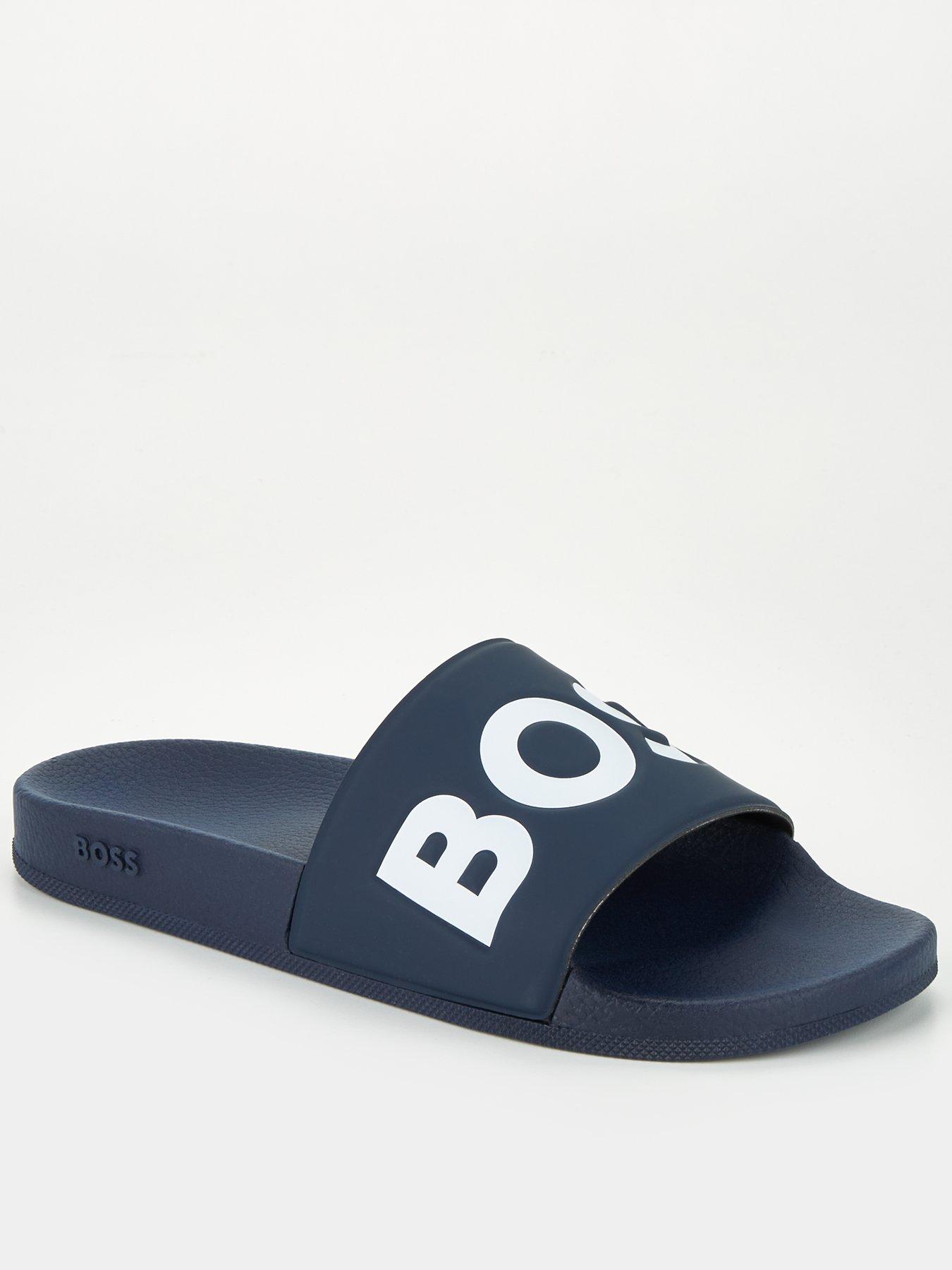 Image 1 of 6 of BOSS Aryeh Slider &nbsp;- Navy/White