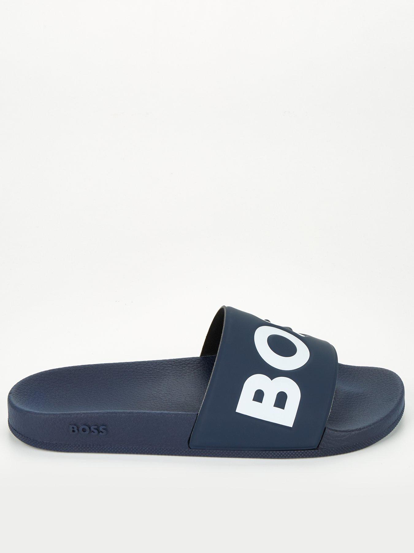 Image 3 of 6 of BOSS Aryeh Slider &nbsp;- Navy/White