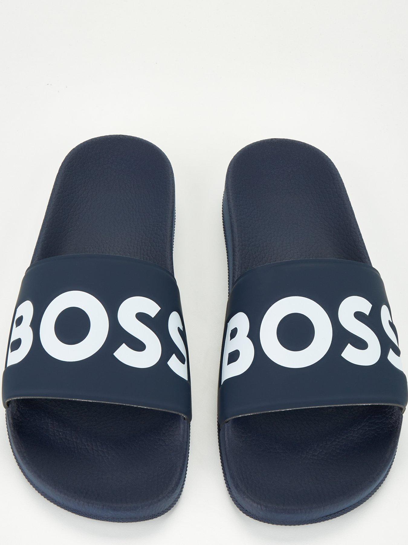 Image 4 of 6 of BOSS Aryeh Slider &nbsp;- Navy/White