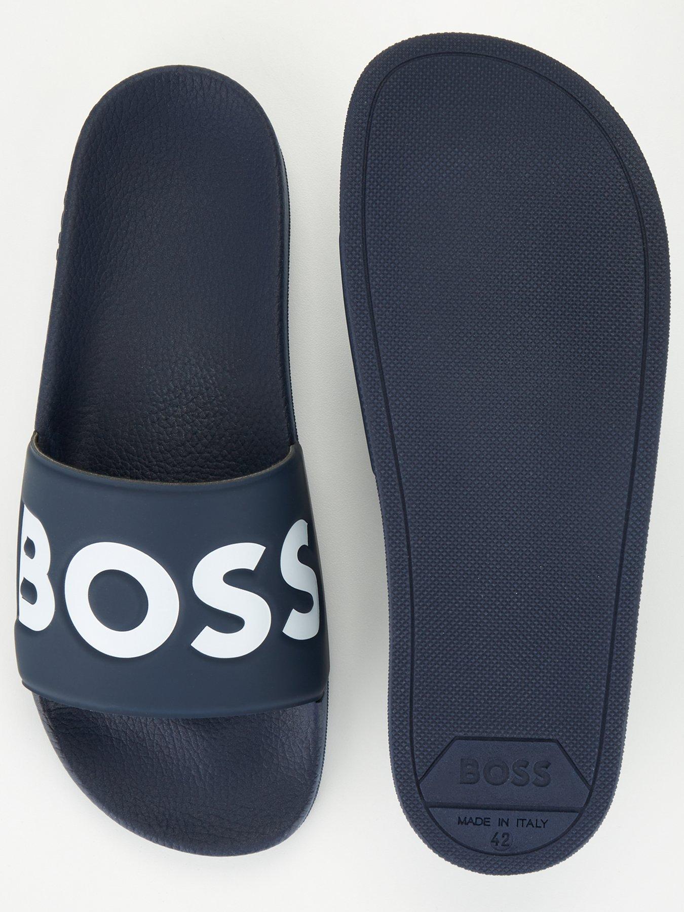 Image 5 of 6 of BOSS Aryeh Slider &nbsp;- Navy/White