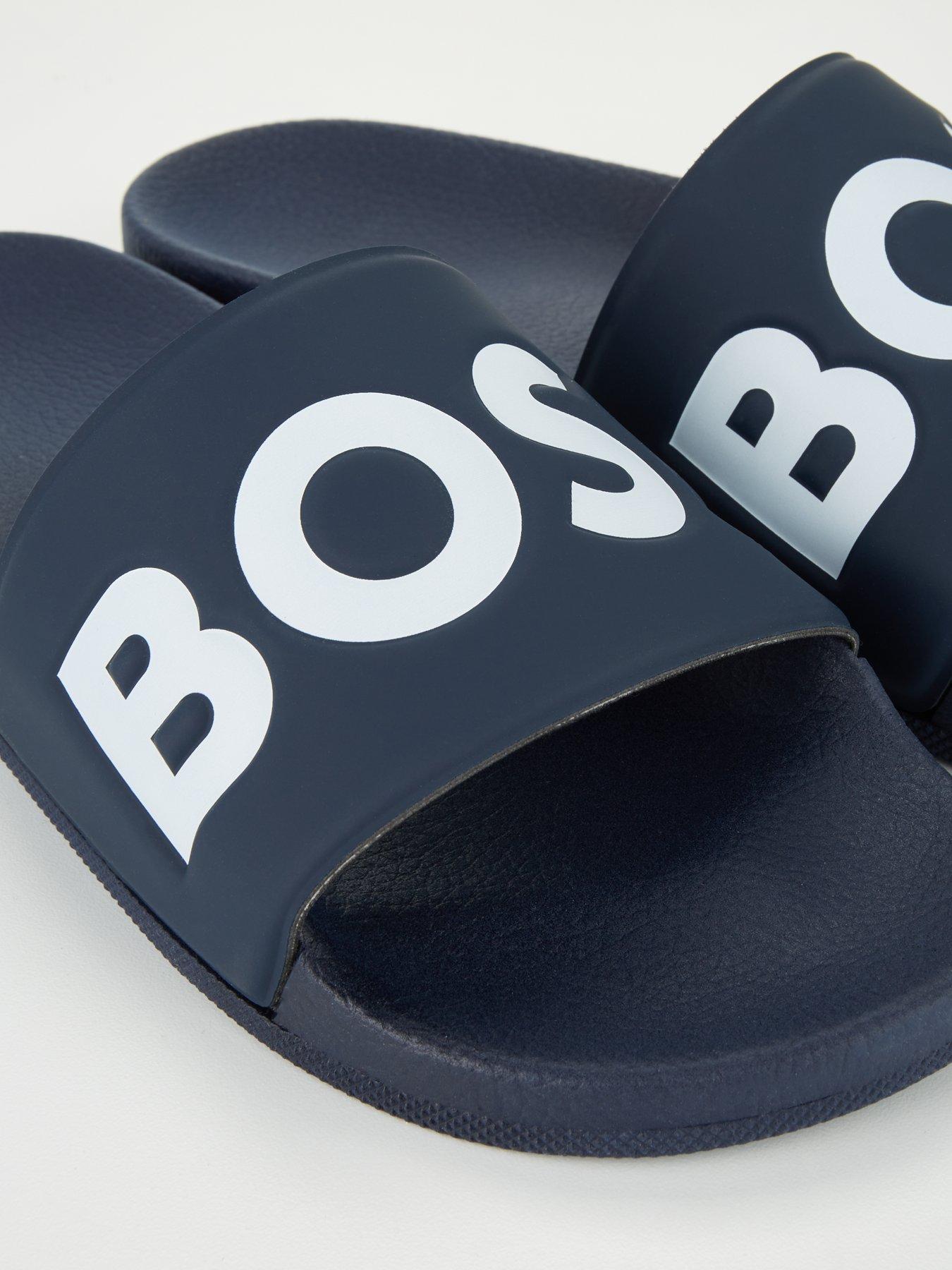 Image 6 of 6 of BOSS Aryeh Slider &nbsp;- Navy/White