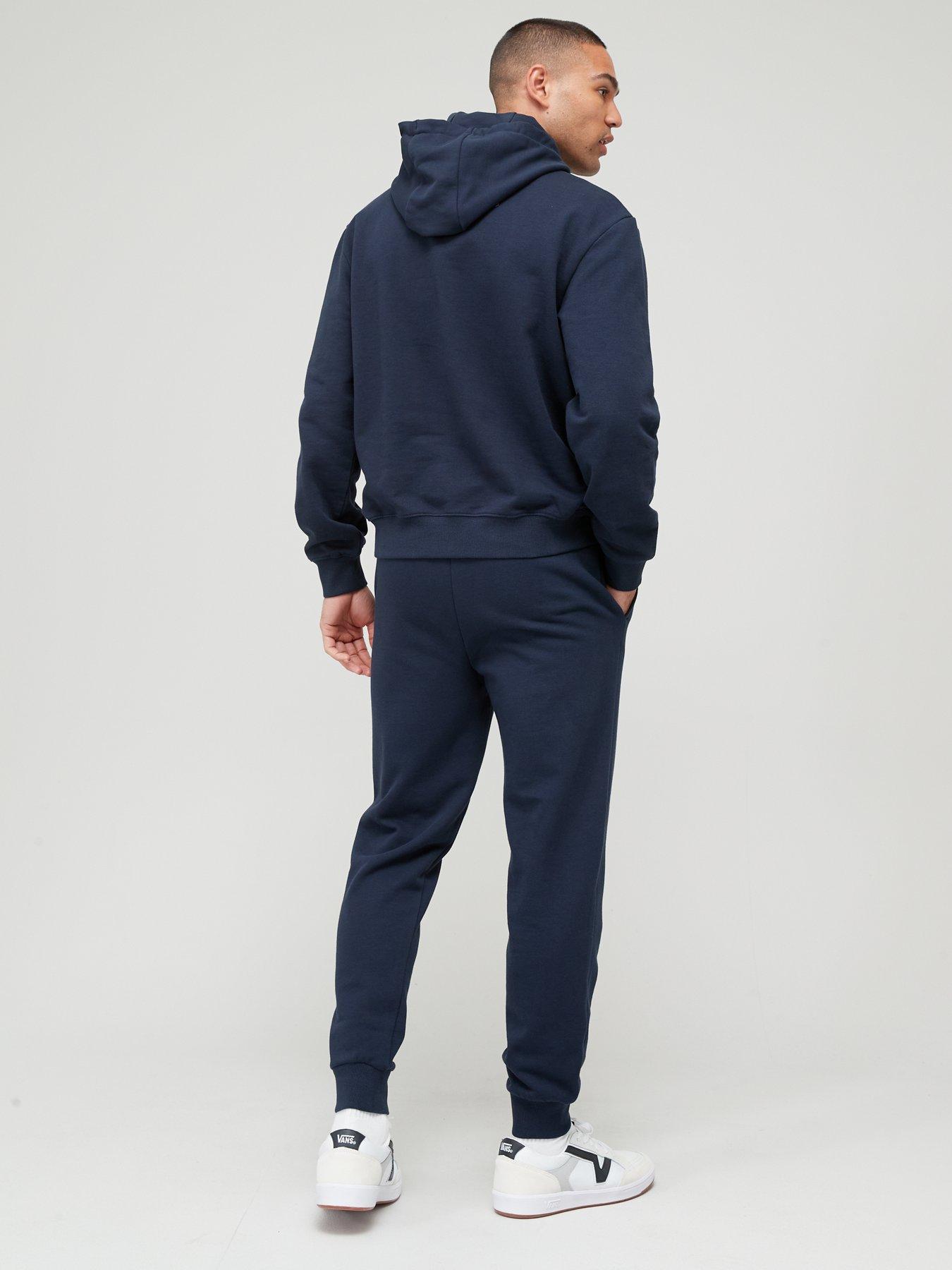 Image 2 of 4 of HUGO Dapodayote Relaxed Fit Tracksuit - Dark Blue&nbsp;