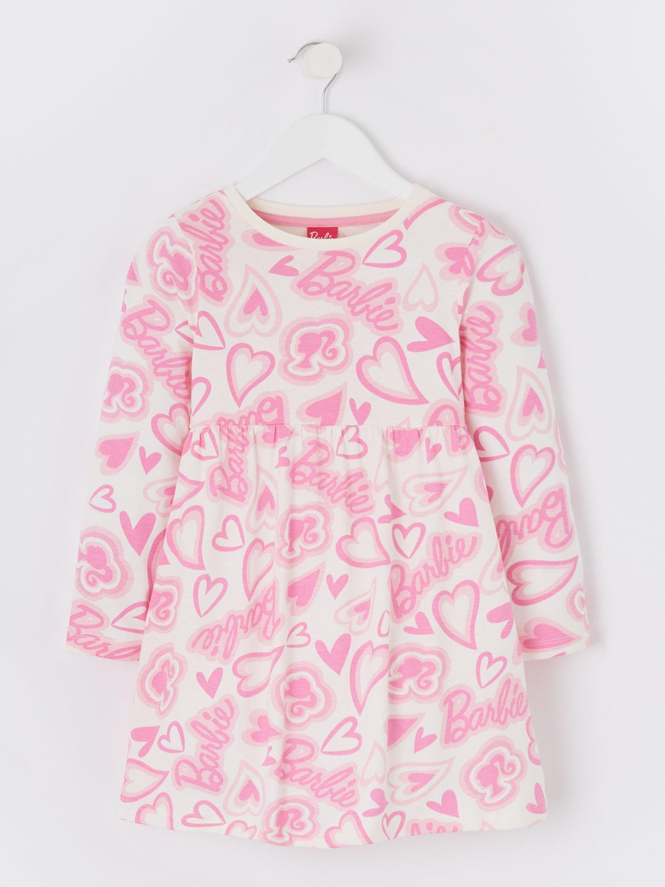 barbie-heart-all-over-print-jersey-dress