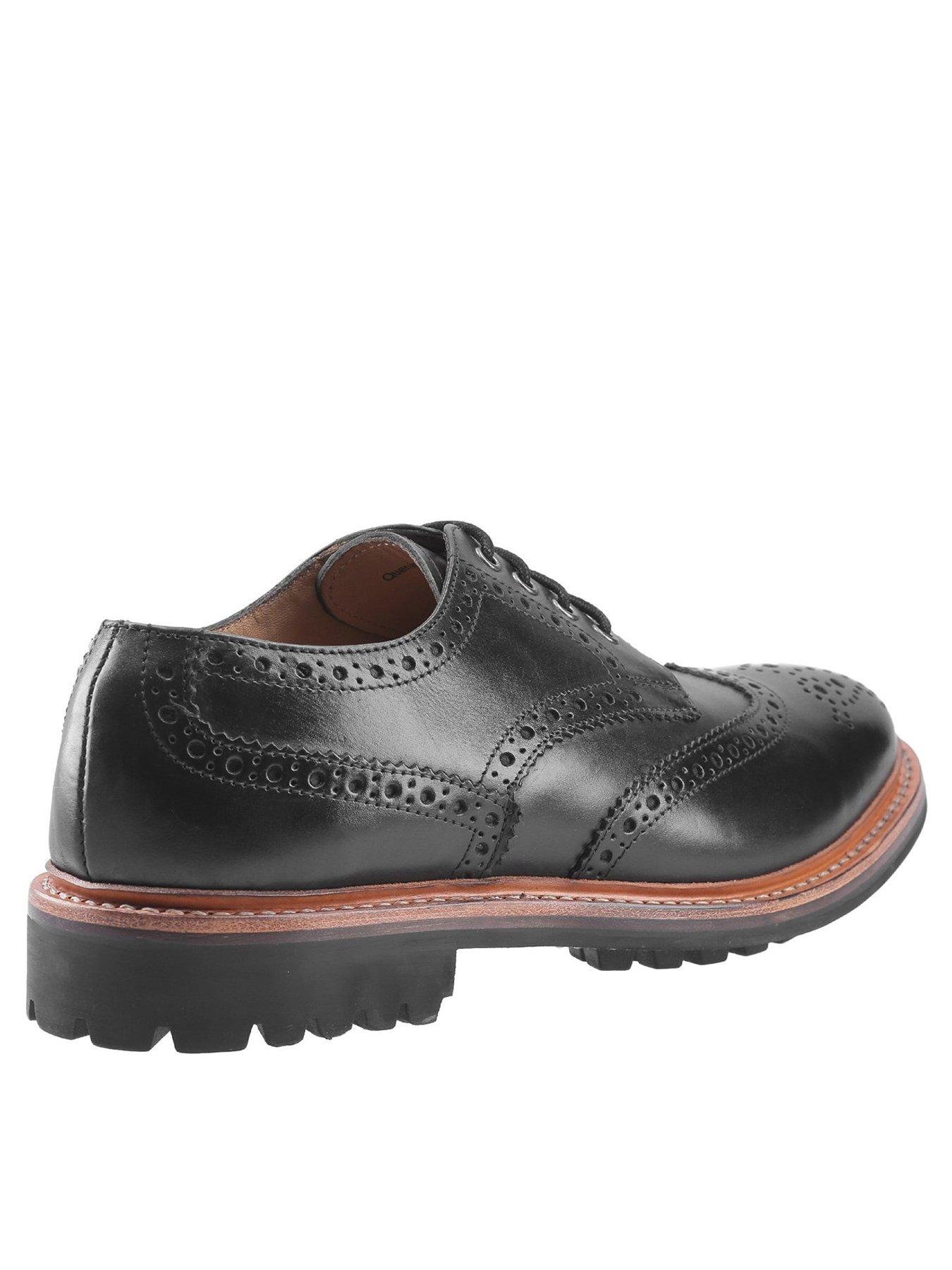 Cotswold Quenington Commando Sole Formal Shoe Black