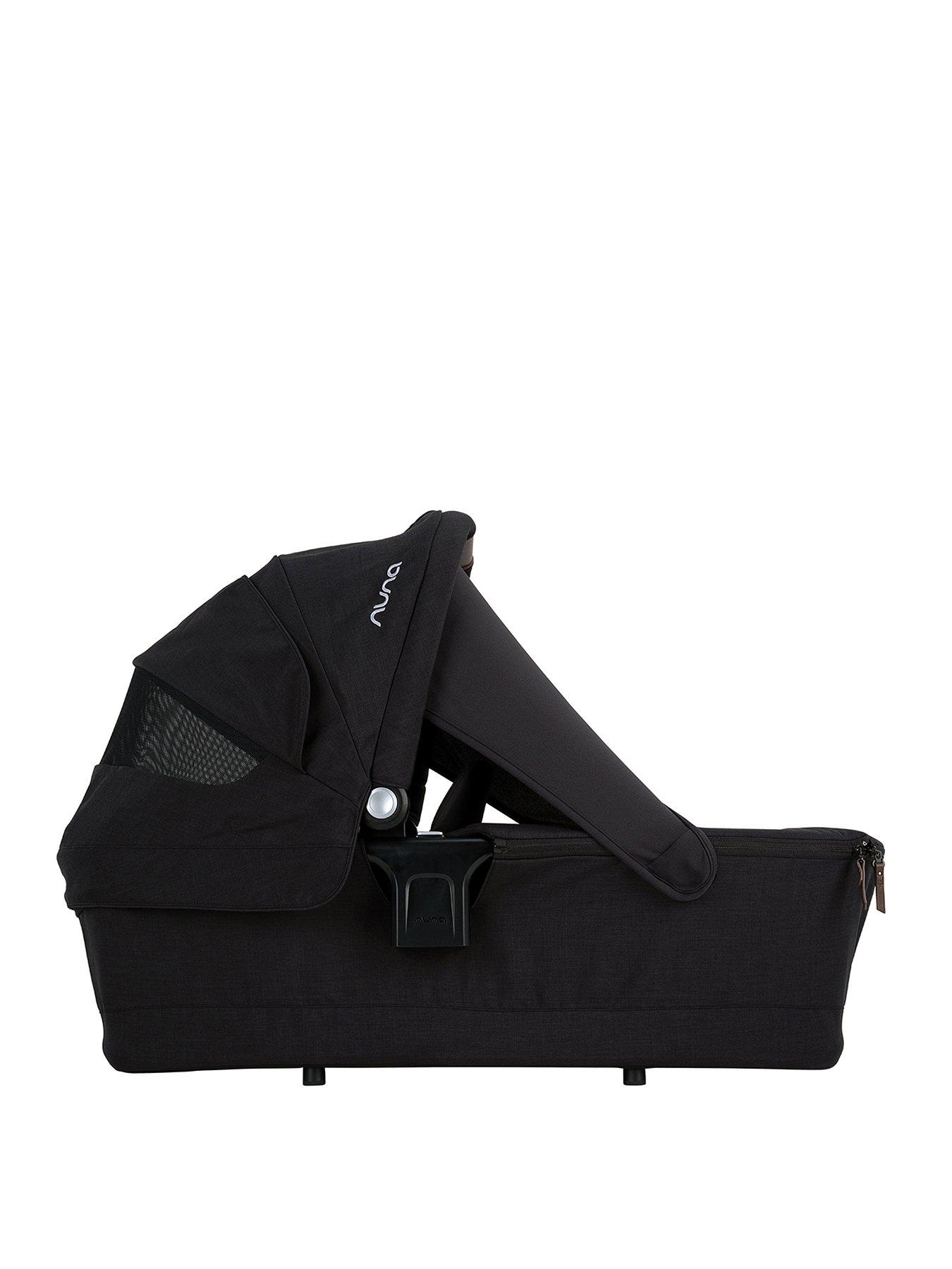  image of nuna-triv-next-urbn-bundle-with-pipa-urbn-car-seat-caviar-tan-leatherette