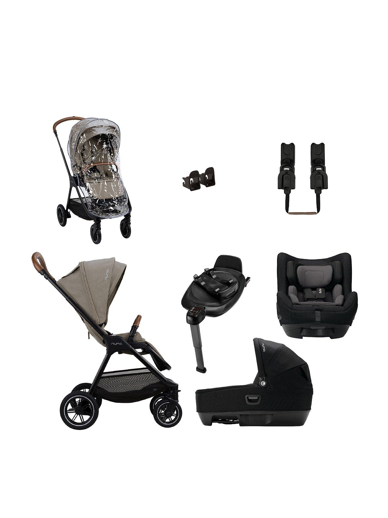 Nuna Triv Next Bundle W/Cari & Todl & Rotating Base Hazelwood