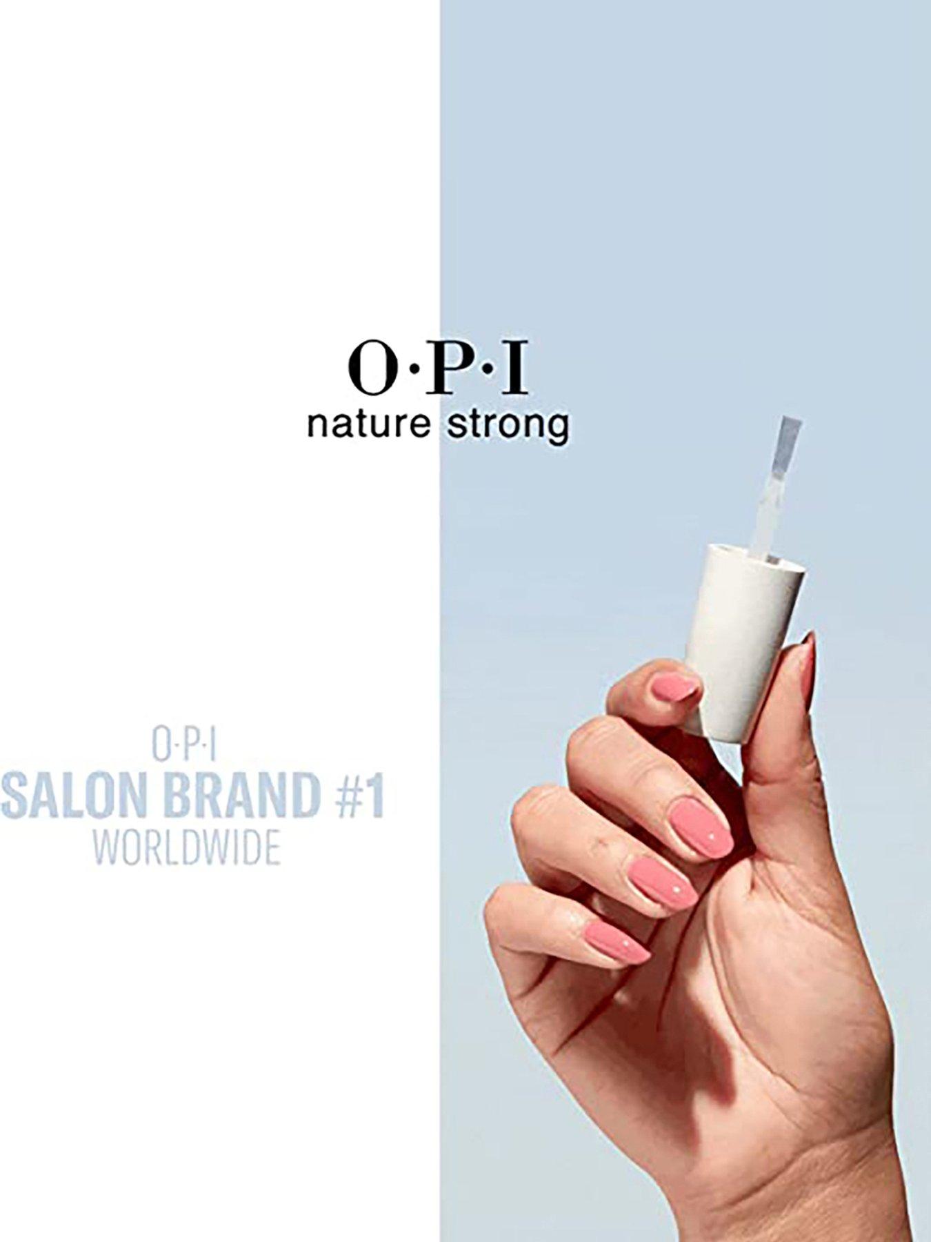  image of opi-nature-strong-natural-vegan-nail-polish-top-coat-15ml