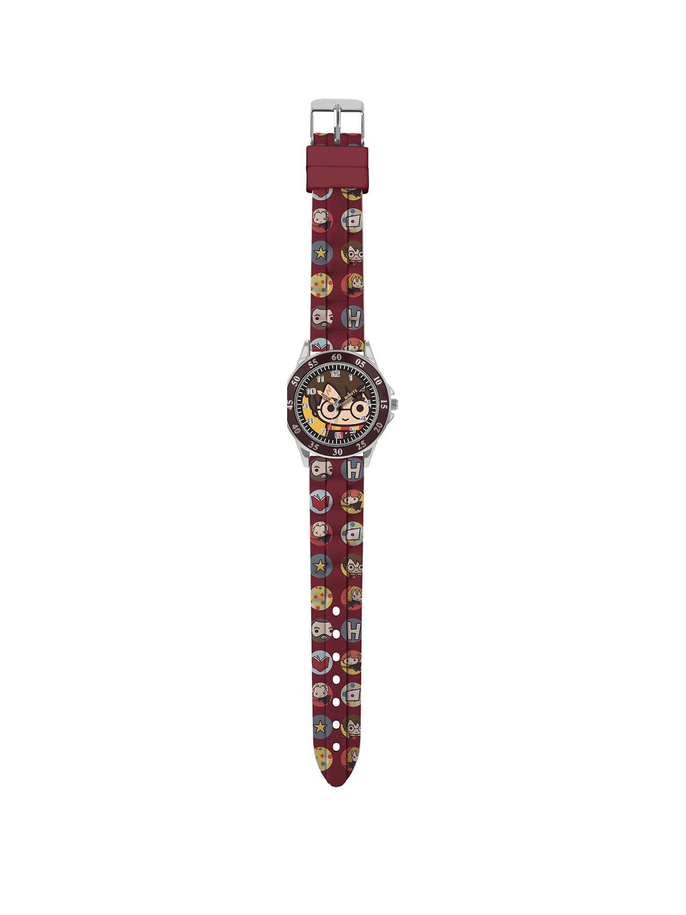 Harry Potter Warner Brothers Harry Potter Brown Printed Time Teacher Strap  Watch