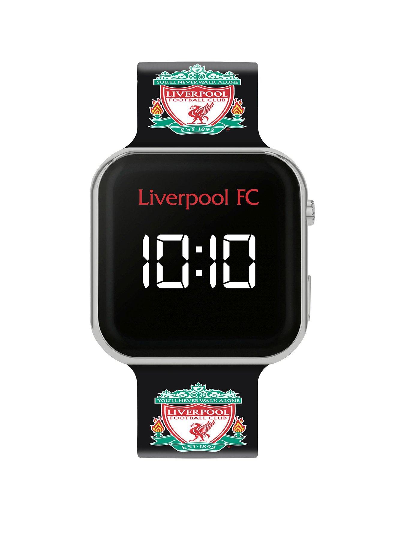 undefined Official Liverpool Football Club Black LED Watch