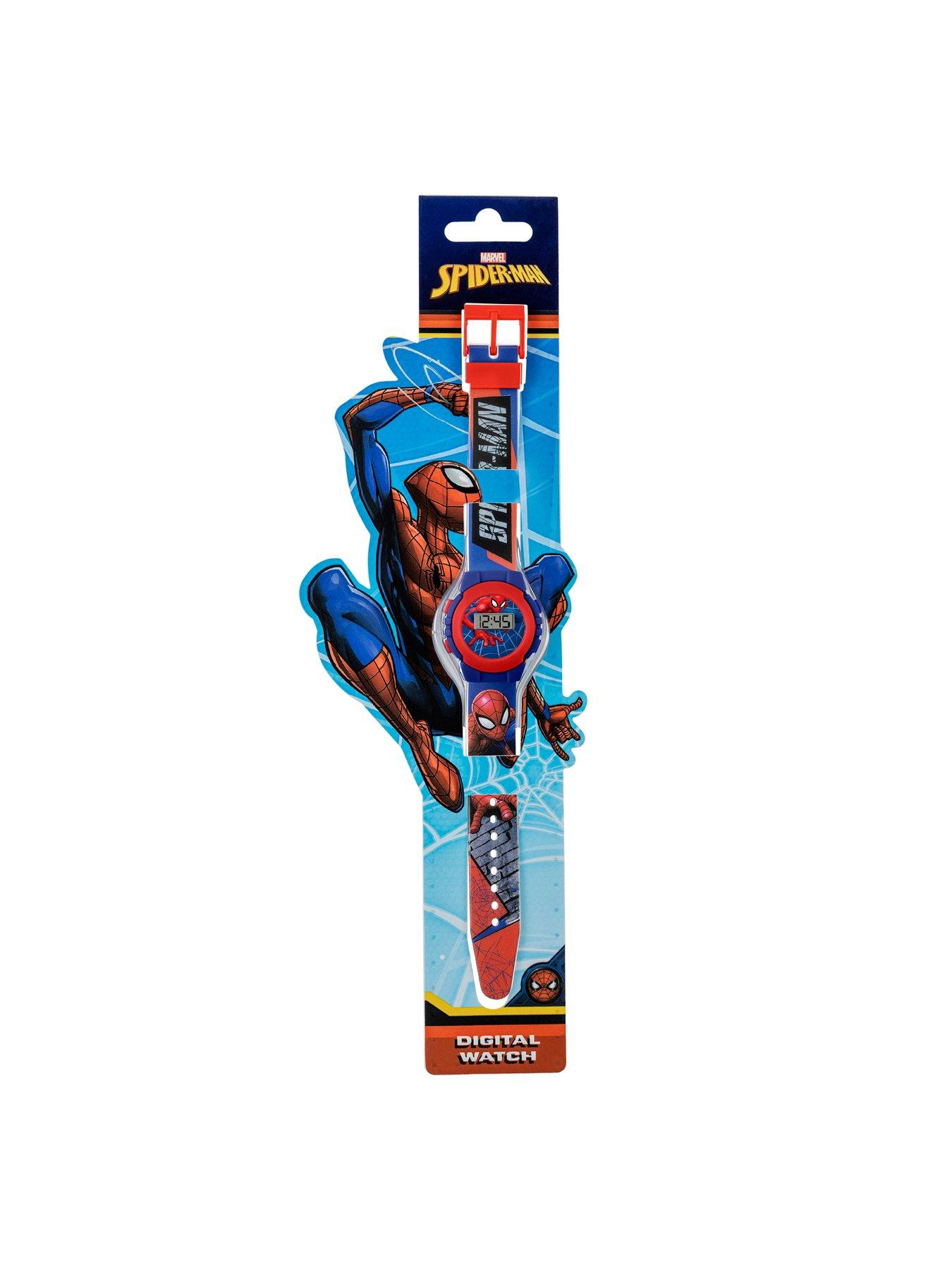 Image 3 of 3 of Marvel Spiderman Red and Blue Digital Watch