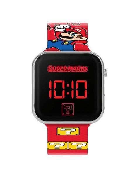 super-mario-nintento-super-mario-printed-strap-led-watch