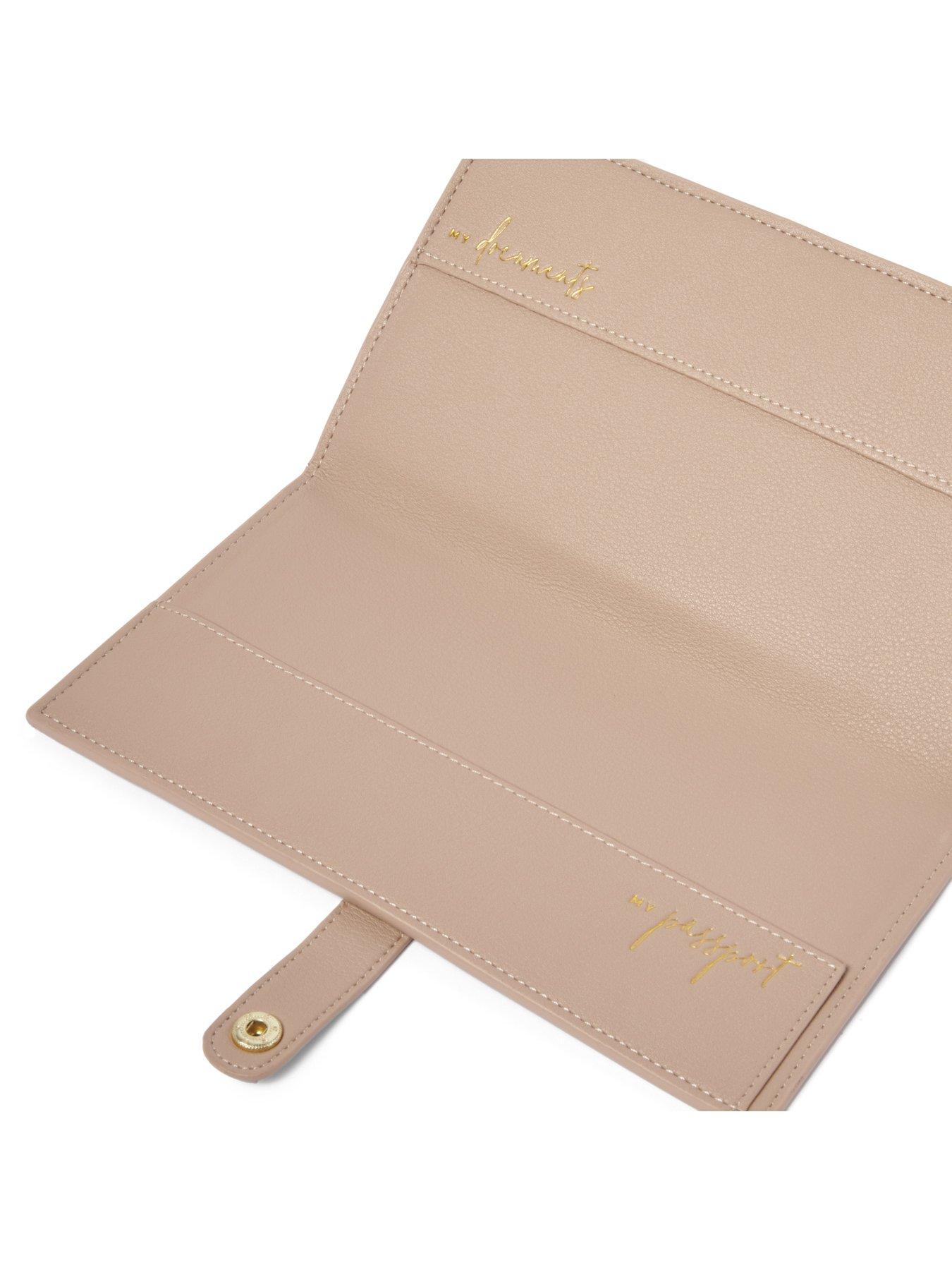 Katie Loxton Sentiment Travel Wallet Forever Exploring (Soft Tan