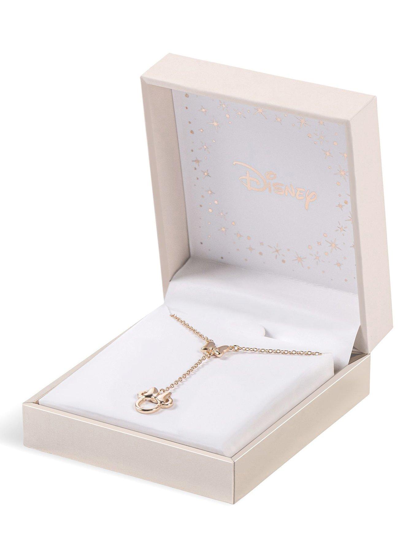 Minnie mouse rose sales gold necklace