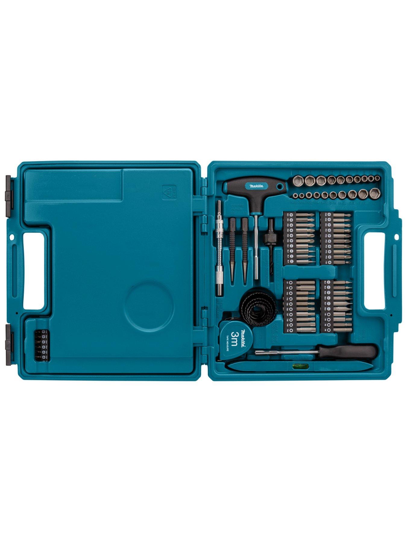  image of makita-212-piece-drill-amp-screwdriver-bit-set