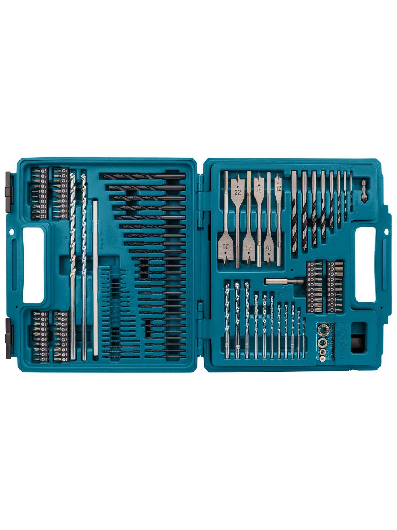  image of makita-212-piece-drill-amp-screwdriver-bit-set