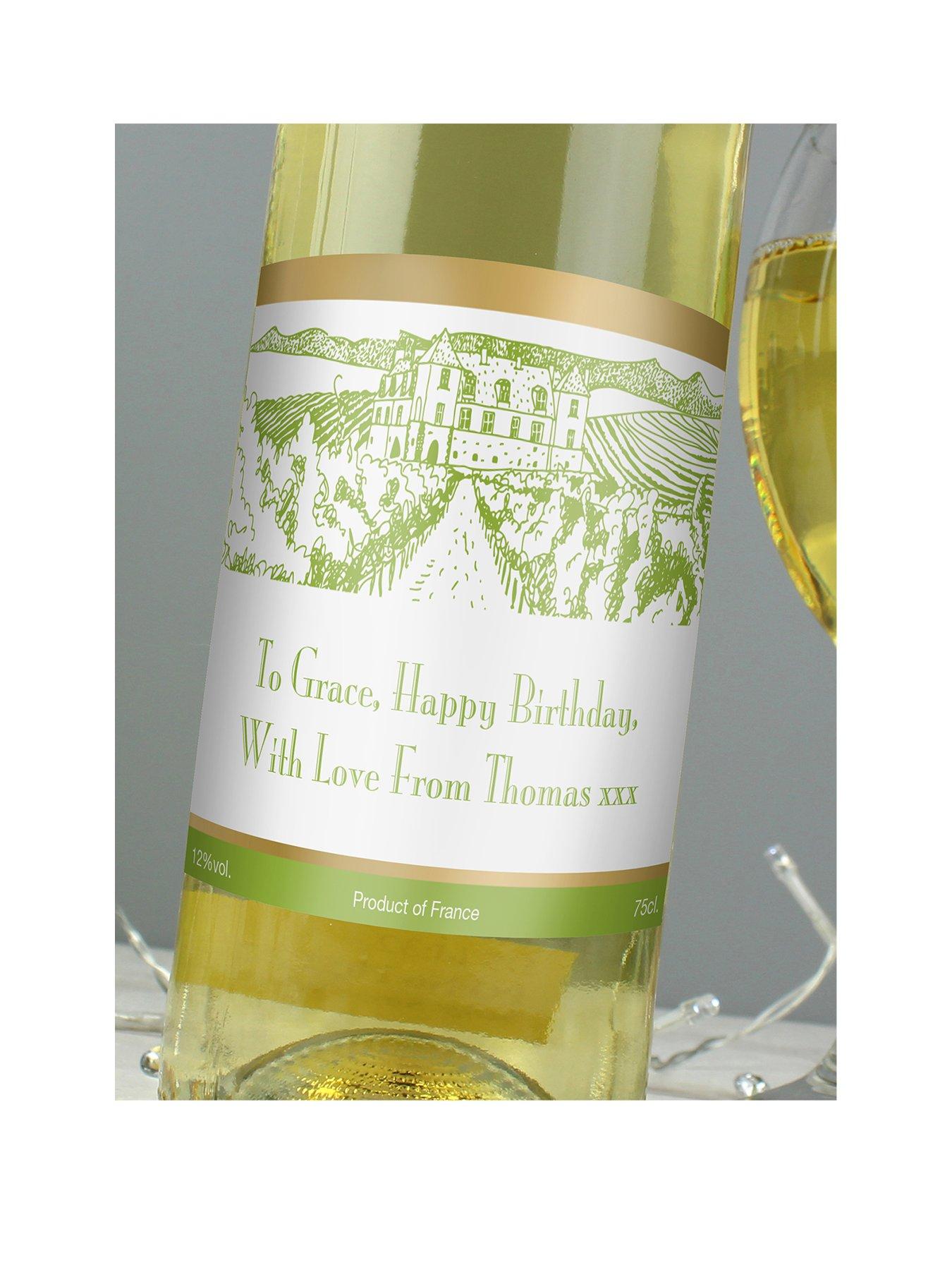 The Personalised Memento Company Personalised Wine