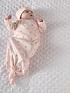  image of mamas-papas-baby-girls-2-piece-floral-knot-sleepsuit-set-pink