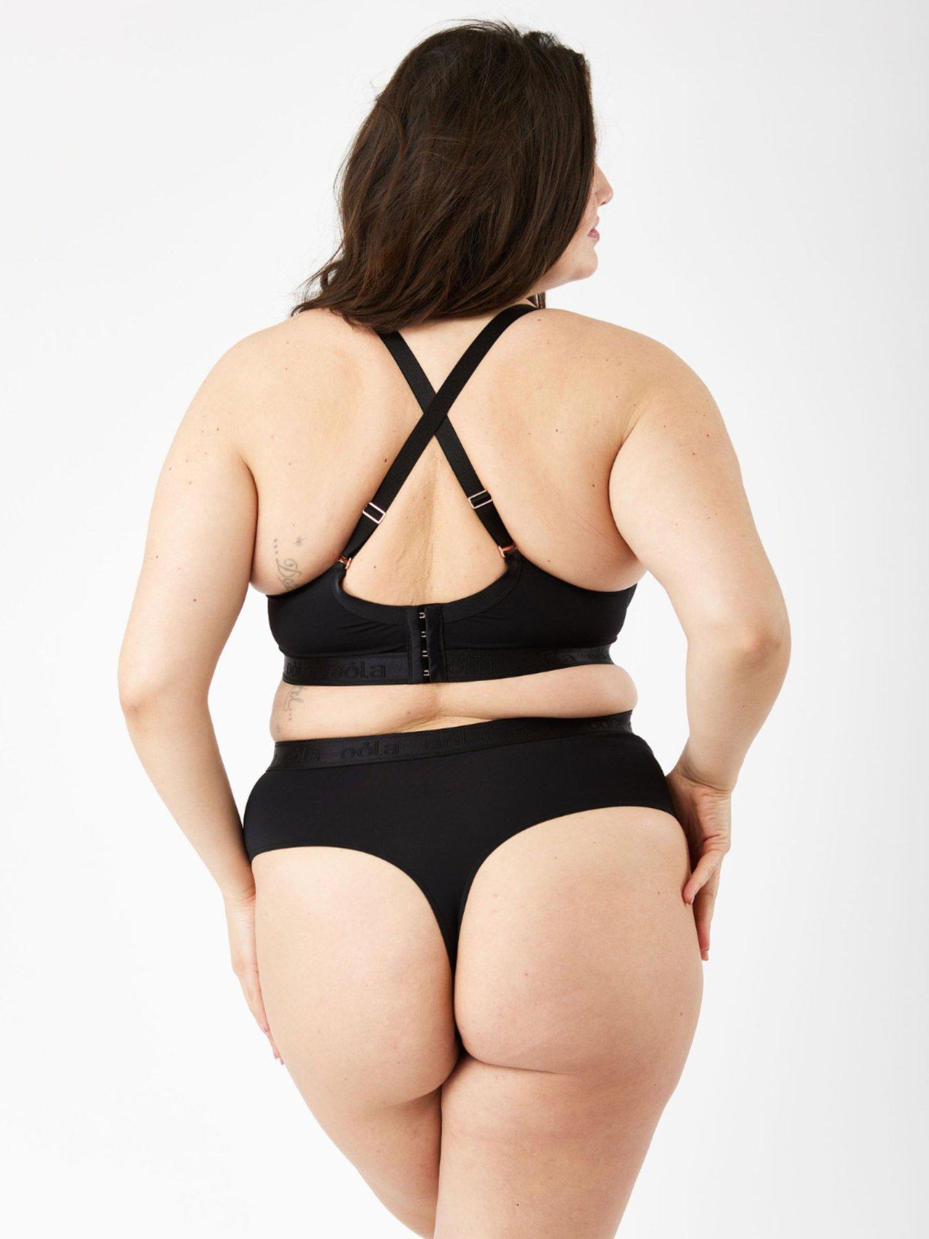  image of oola-everyday-moulded-t-shirt-bra-black