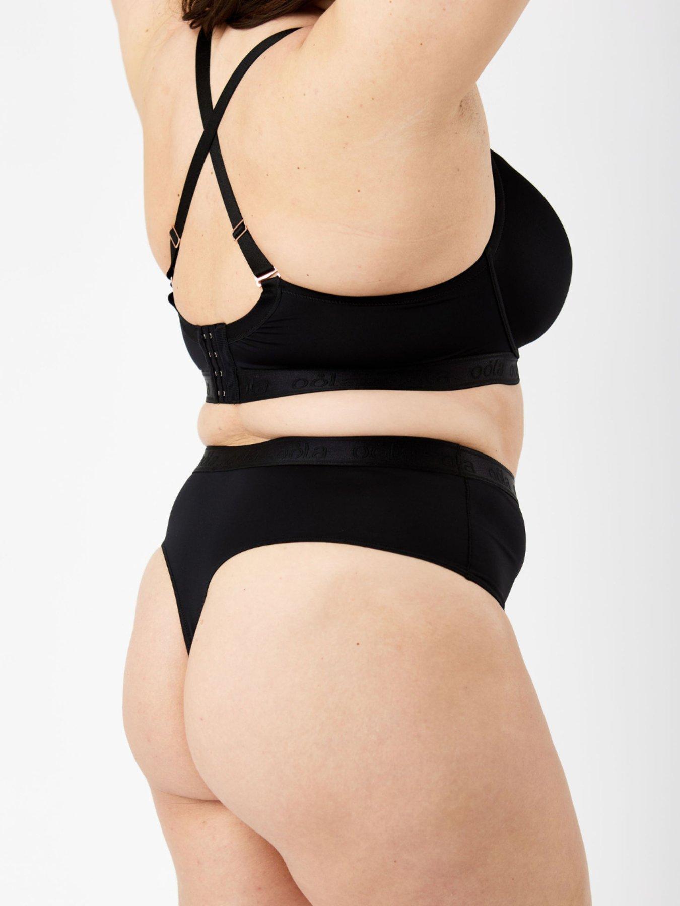  image of oola-everyday-moulded-t-shirt-bra-black