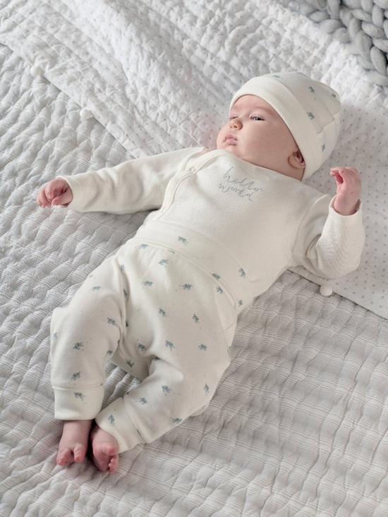 stillFront image of mamas-papas-baby-boys-3-piece-my-first-outfit-set-white