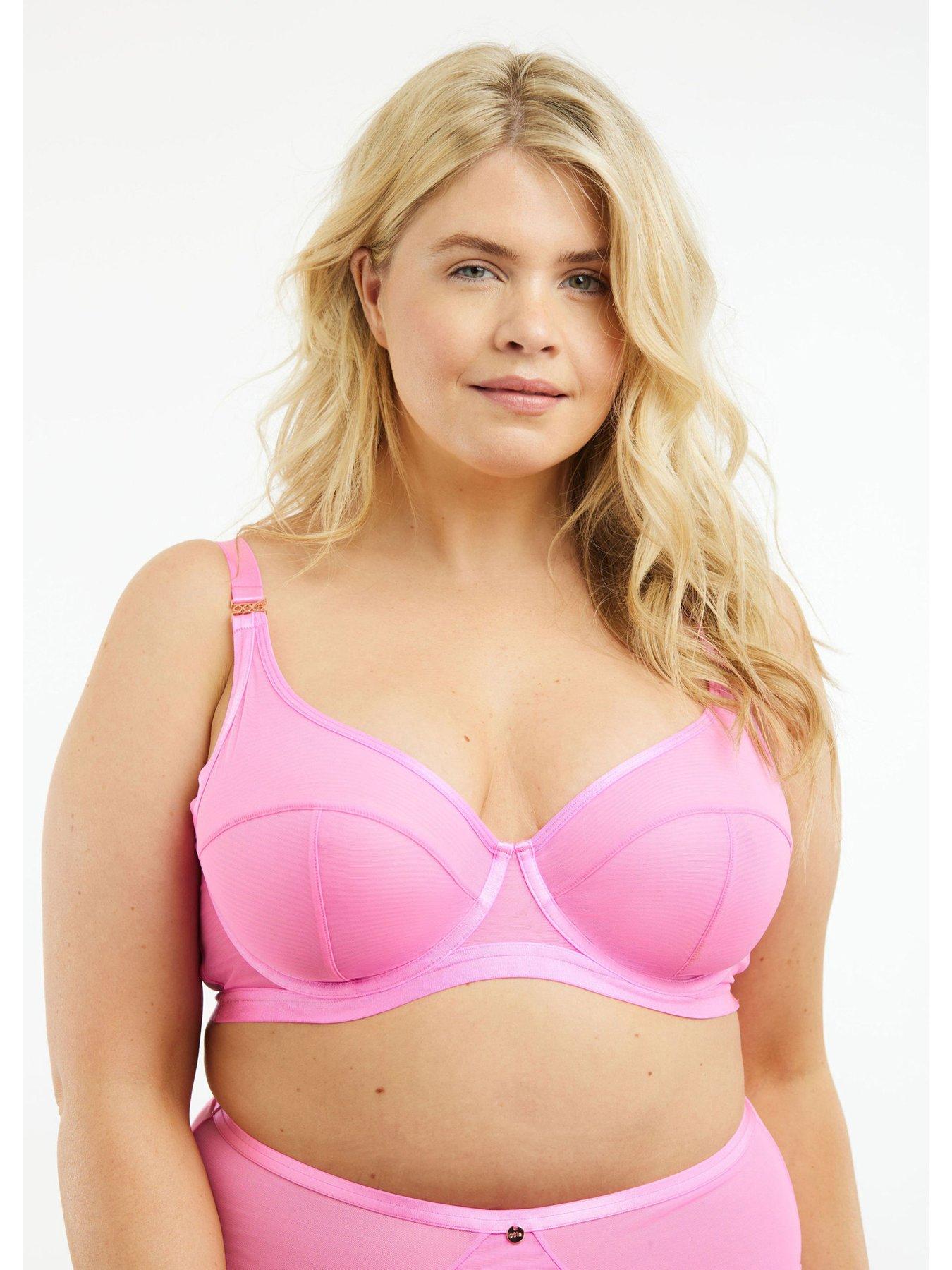 Oola Soft Mesh Hi Apex Bra - Pink