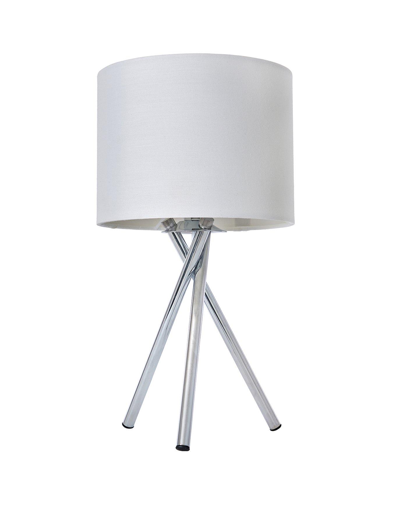 Image 1 of 3 of Very Home Tripod Bedside Table Lamp - Ivory