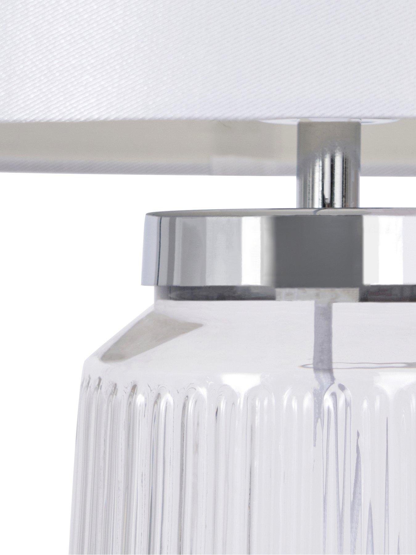  image of very-home-rei-ribbed-glass-base-table-lamp