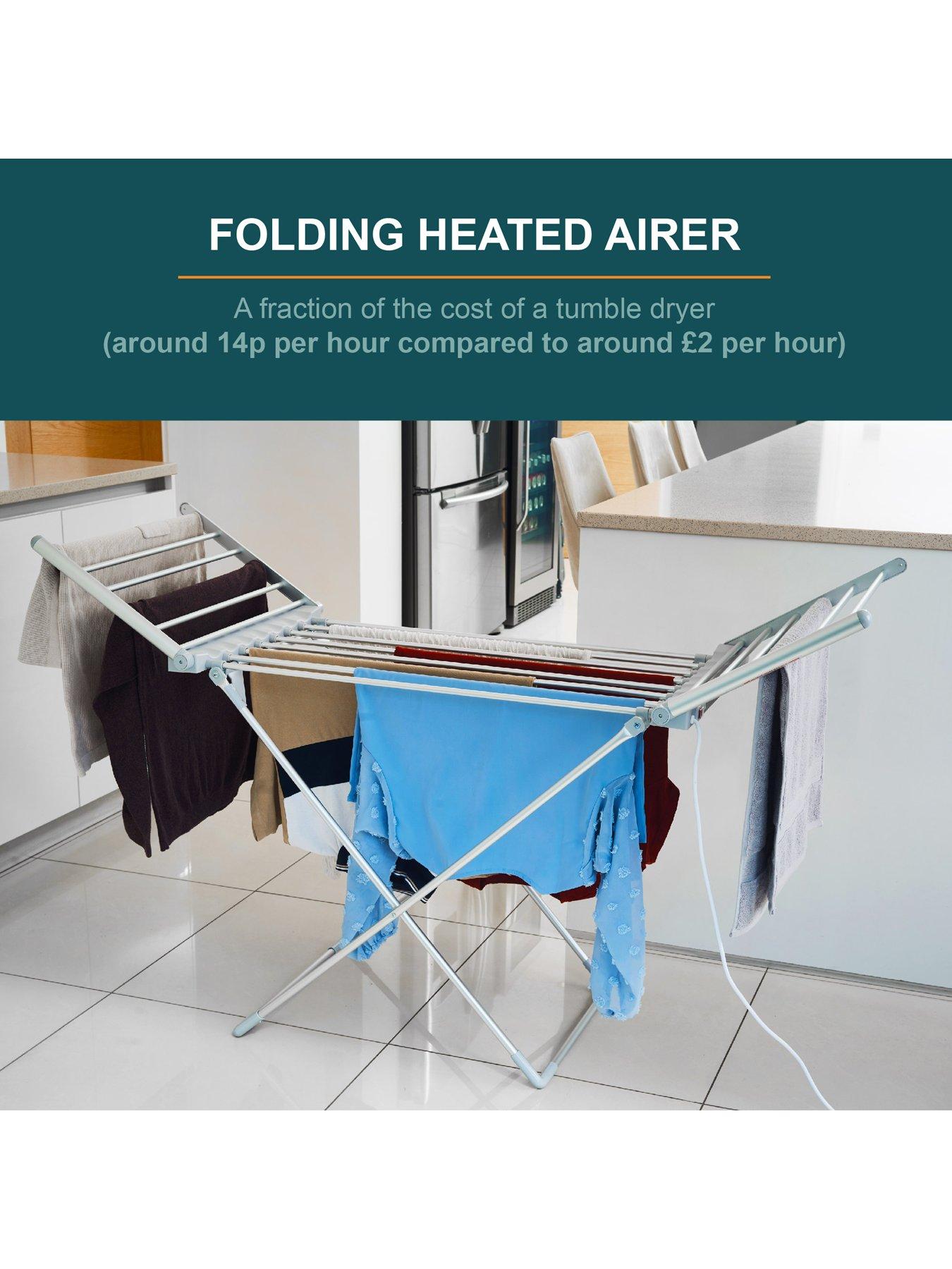 Our House Winged Heated Clothes Airer Littlewoods