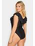 image of yours-glam-frill-plunge-swimsuit-black