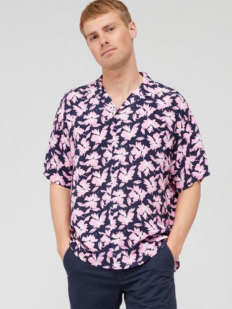 jack-jones-palma-floralnbspshort-sleeve-shirt-pink