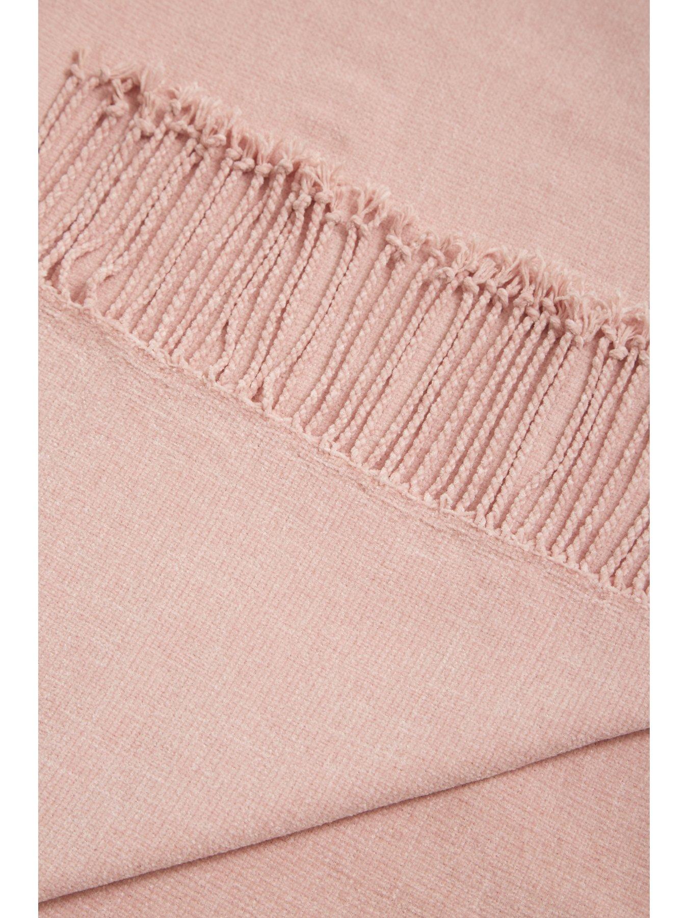 Image 2 of 3 of Very Home Supersoft Chenille Throw - Blush