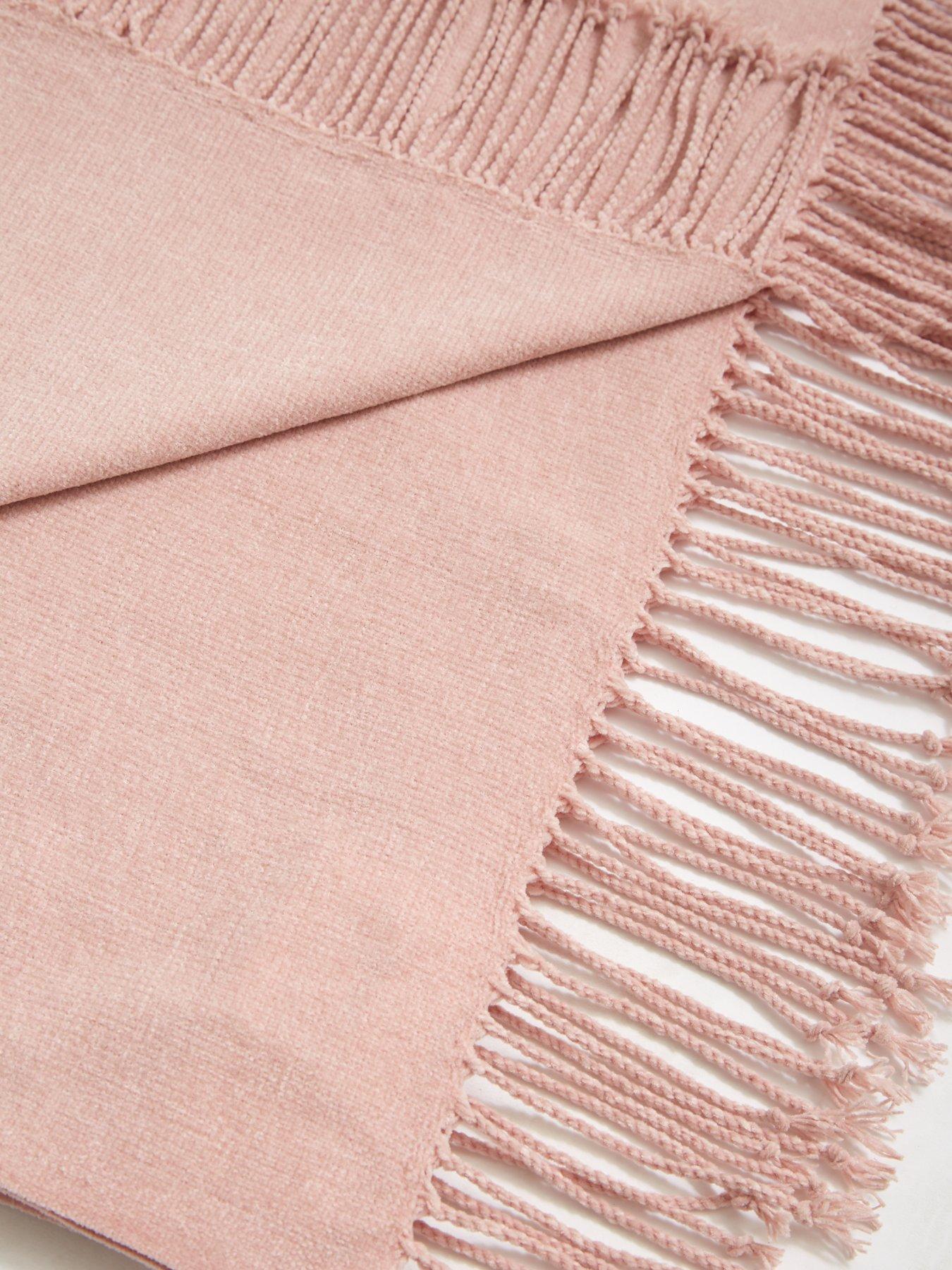 Image 3 of 3 of Very Home Supersoft Chenille Throw - Blush