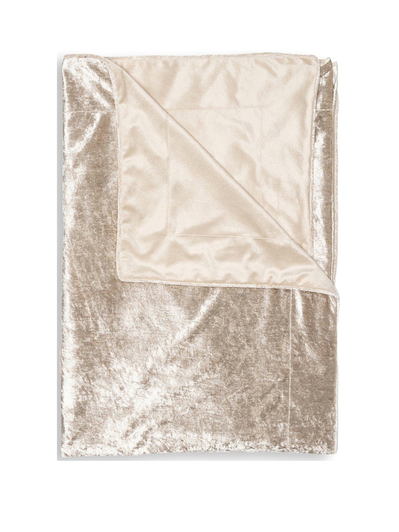  image of everyday-crushed-velvet-throw-blush