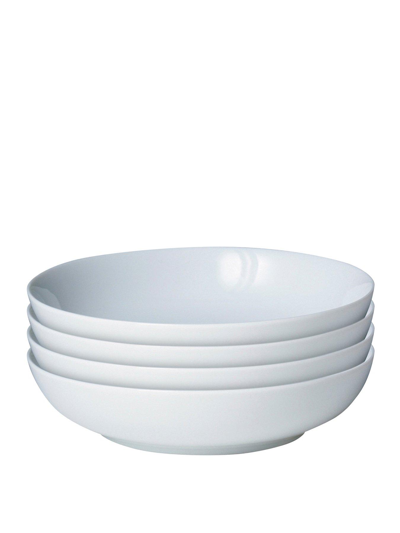 Denby White by Denby Set of 4 Pasta Bowls