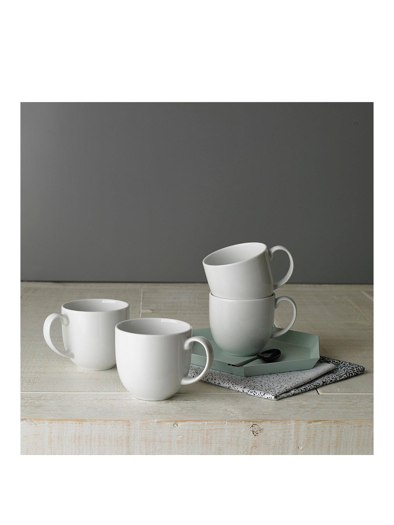 Denby White by Denby Set of 4 Mugs