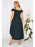 image of yours-high-low-bardot-dress-black