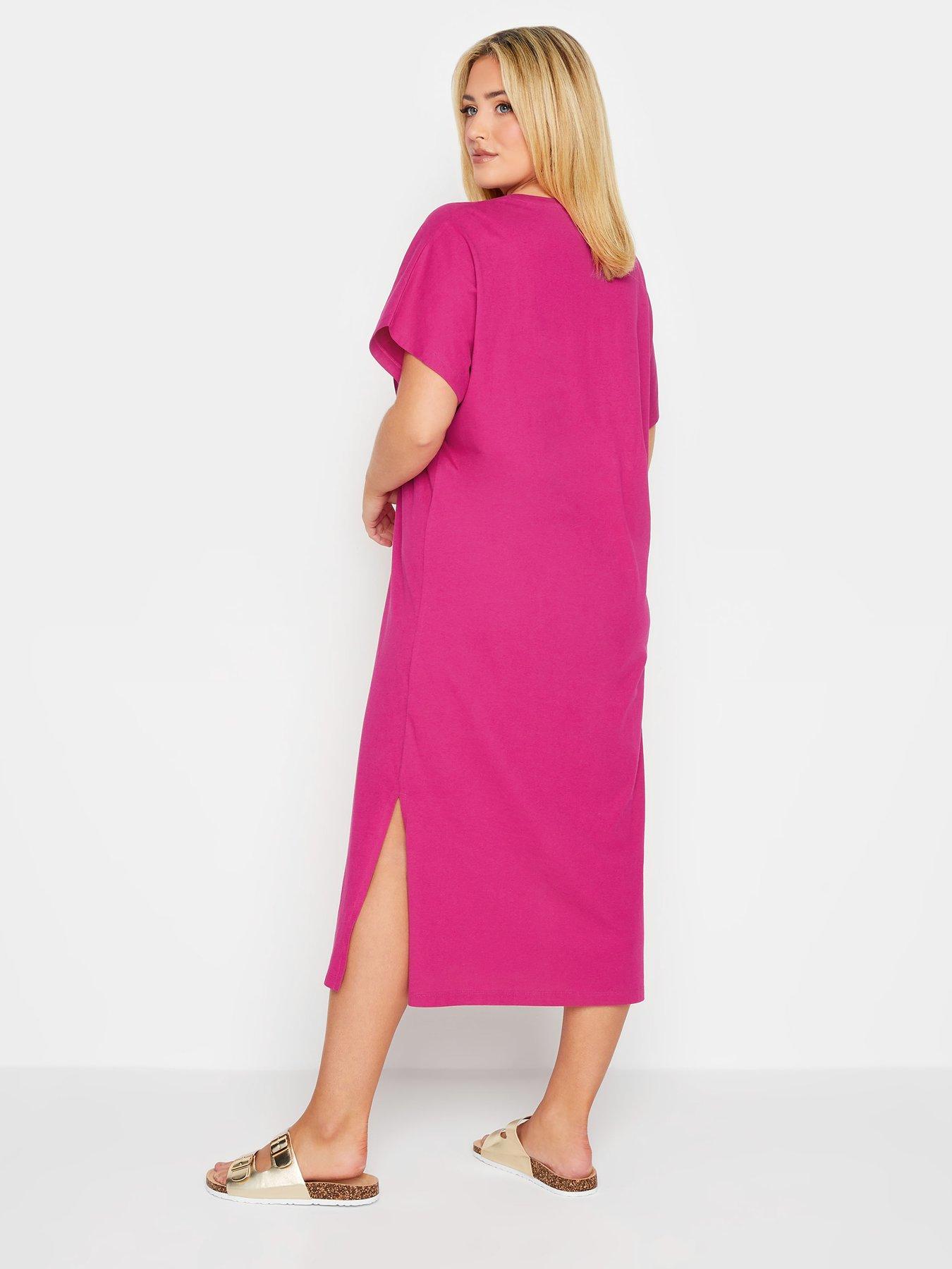 Magenta t cheap shirt dress