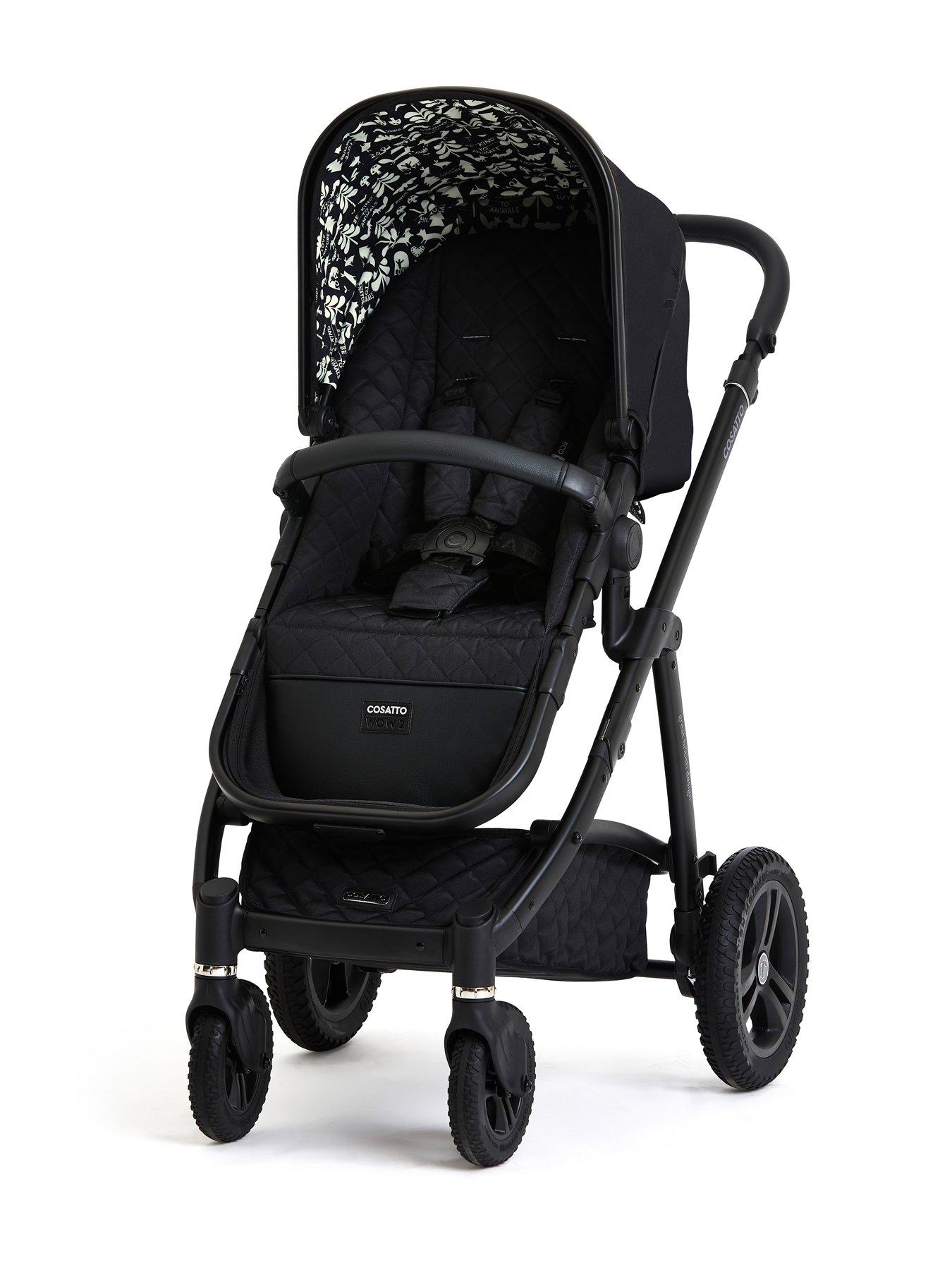  image of cosatto-wow-2-everything-pushchair-bundle--nbspsilhouette