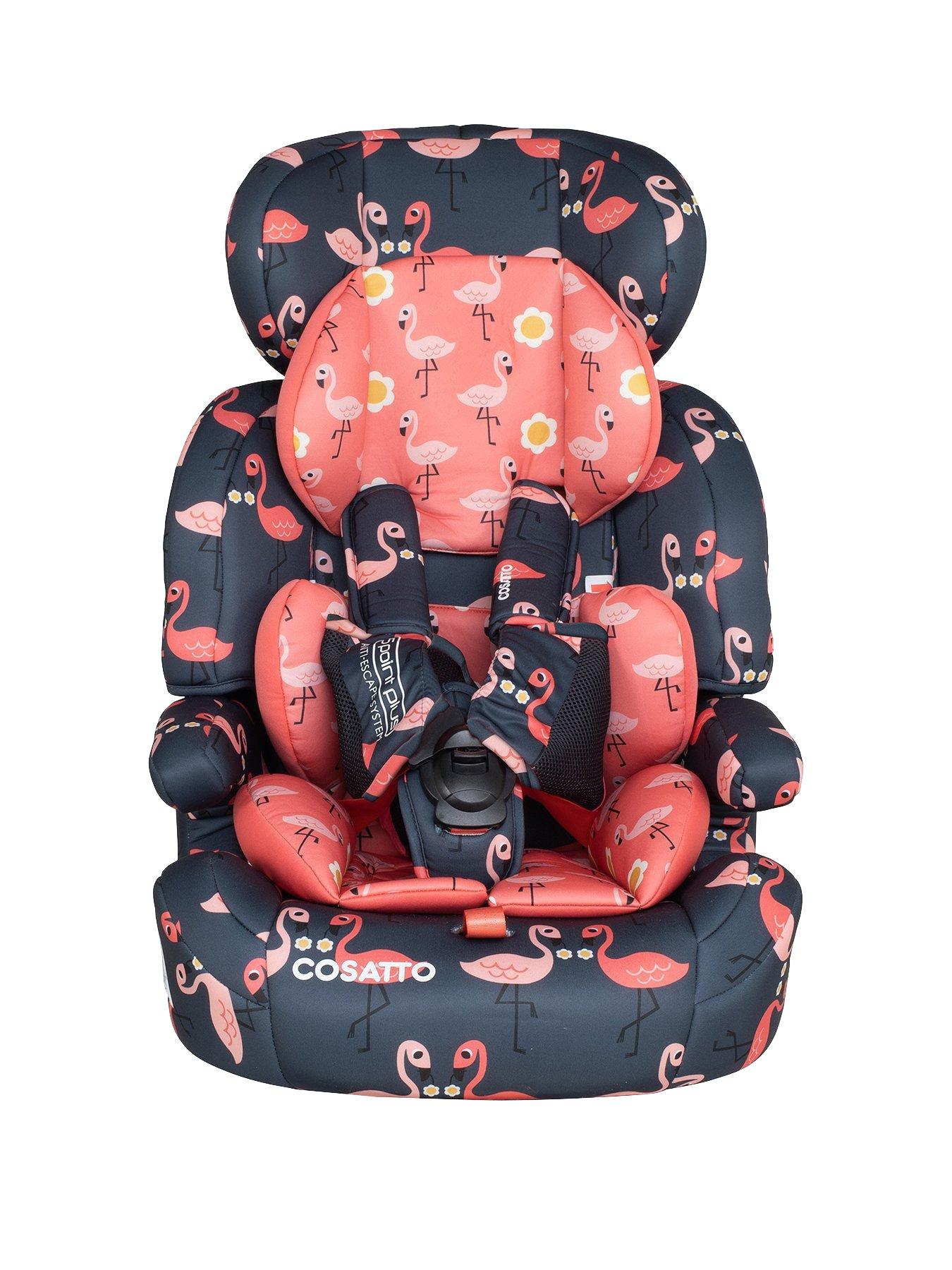 Image 1 of 4 of Cosatto Zoomi Group 123 Car Seat (9-36kg) - Pretty Flamingo