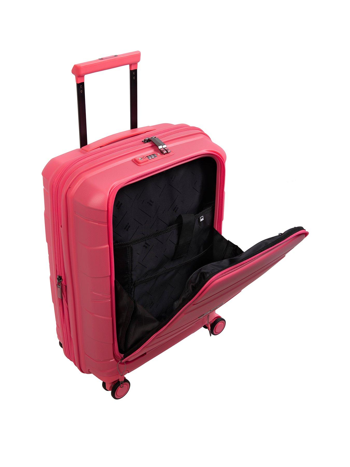 it Luggage Momentous Calypso Coral Cabin Hardshell Suitcase