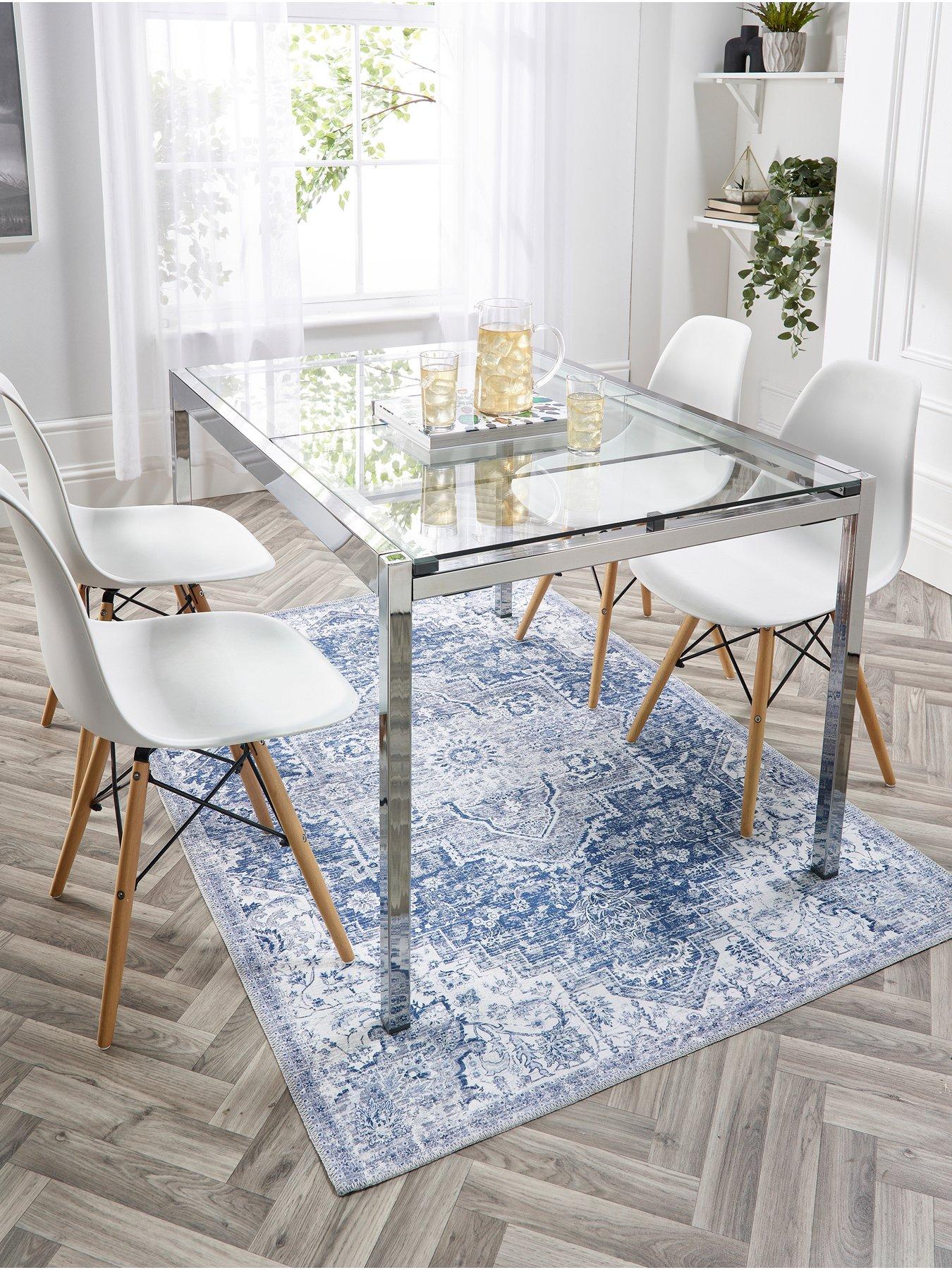 The Very Collection My Washable Garda Rug - Blue