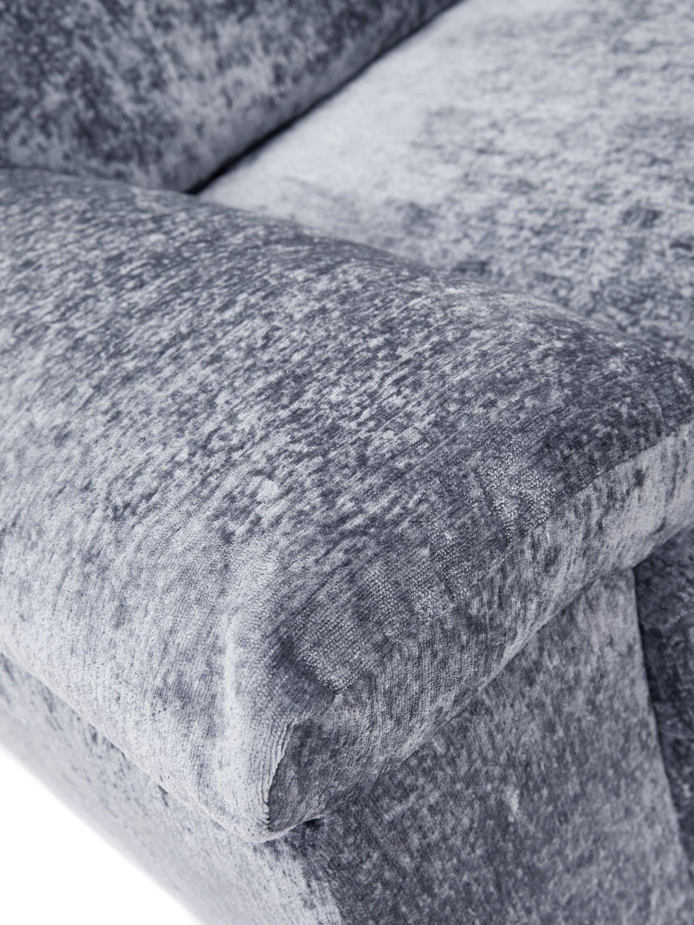  image of very-home-salerno-standard-seater-fabric-left-hand-corner-chaise-sofa-blue-greybr-nbsp--fscreg-certified