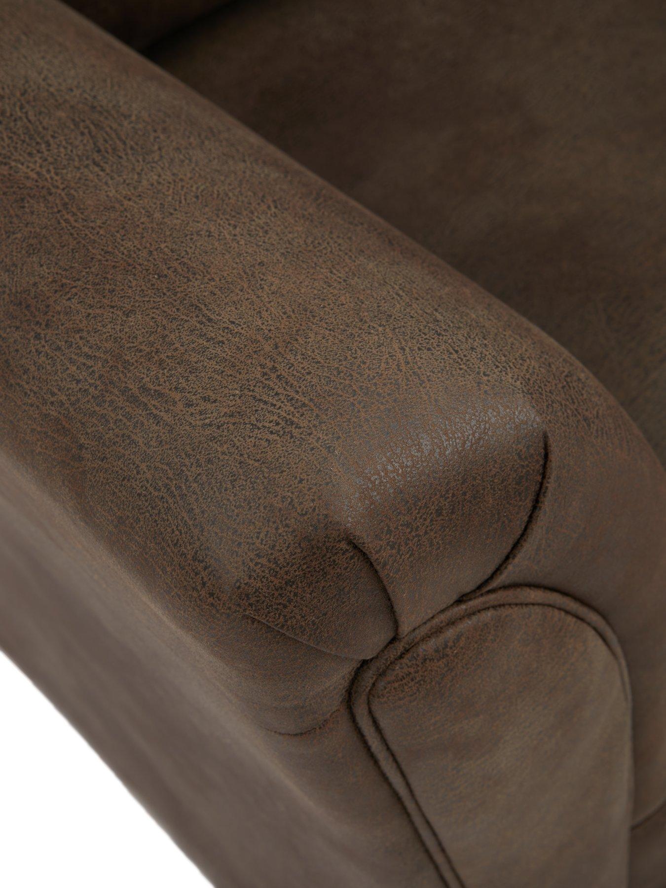 Image 5 of 6 of Very Home Dury Leather Look Armchair&nbsp;- FSC&reg; Certified