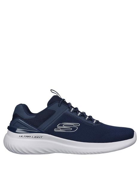 skechers-bounder-20-mesh-stretch-lace-slip-on-memory-foam-trainers