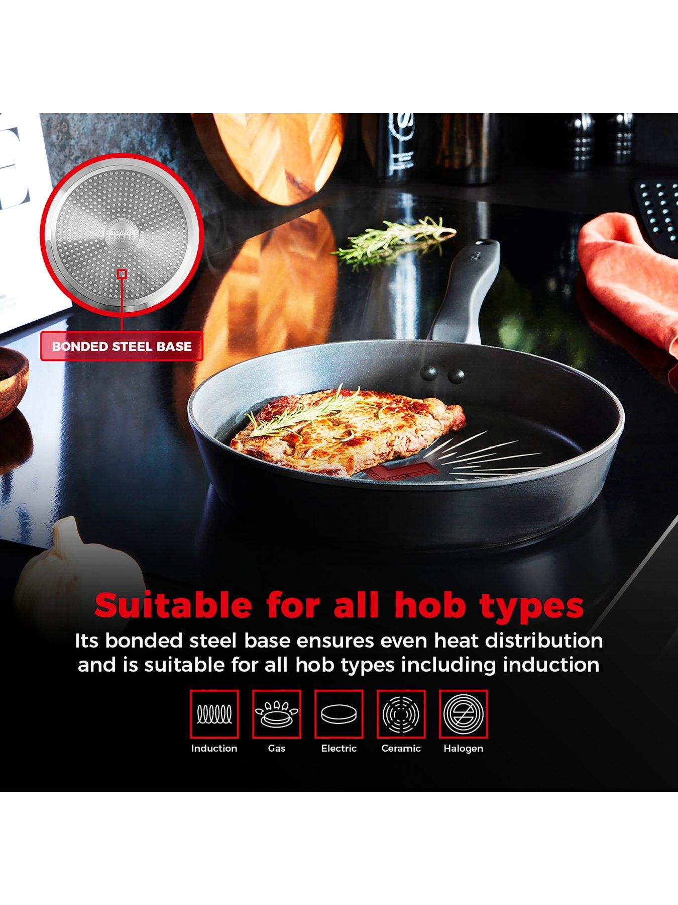 image of tower-smartstart-forged-32cm-frying-pan